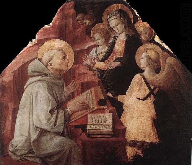 The Virgin Appears to St Bernard, Fra Filippo Lippi